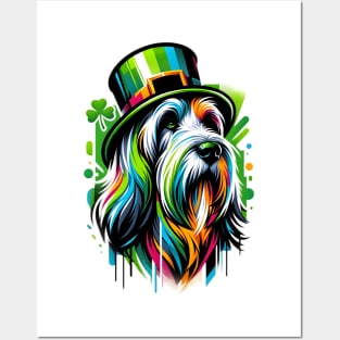 Schapendoes Dog's Spirited Saint Patrick's Day Celebration Posters and Art